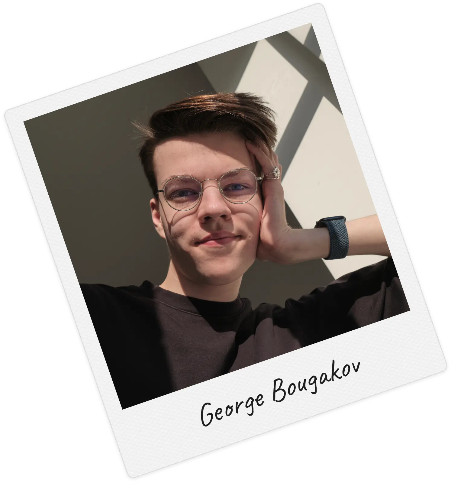 Several Polaroids showing George Bougakov