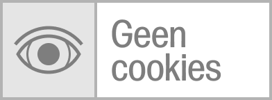 We gebruiken geen cookies